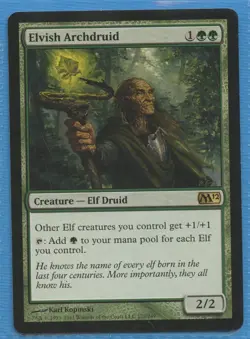 MTG: M12: Elvish Archdruid - Image 1