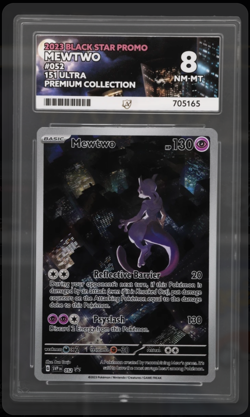 Pokemon TCG 151 Mewtwo SVP052 Black Star Promo ACE 8 Near Mint - Image 1