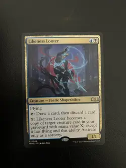 Likeness Looter Mtg Wilds of Eldraine Regular Rare 208 - Image 1