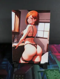 Nobara Kugisaki Jujutsu Kaisen Custom Art Card NM Anime Sexy Waifu Collectible - Image 1