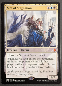MTG Card - 1x Sire of Stagnation - Battle For Zendikar - NM, Magic The Gathering - Image 1