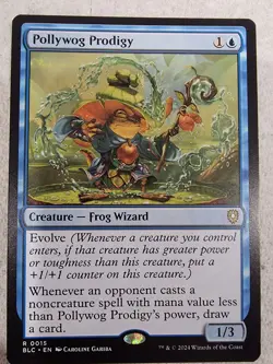 Magic the Gathering: Pollywog Prodigy Commander: Bloomburrow Regular - Image 1