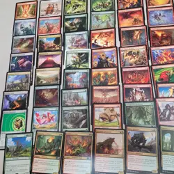 Custom Commander MTG Deck Magic = *ELEMENTALS* Tribal - Red White Green Naya - Image 3