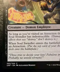 Soul Swindler 093/244 UNF Common Unfinity Magic: The Gathering - Image 4
