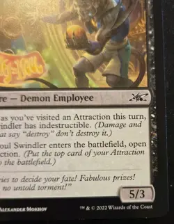 Soul Swindler 093/244 UNF Common Unfinity Magic: The Gathering - Image 5