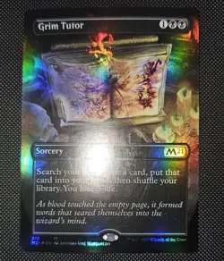 MTG FOIL ALTERNATE ART Grim Tutor 315 Mythic Rare NM - Image 1