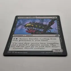 MTG: Durable Coilbug 085/274 - Ikoria Lair of Behemoths 2020 Black Common (2) - Image 3