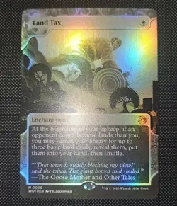 MTG FOIL Land Tax 0009 Wilds Of Eldraine Mythic Rare NM - Image 1