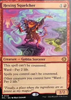 Hexing Squelcher 145 Lorwyn Eclipsed Magic the Gathering - Image 1