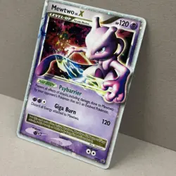 Pokemon Mewtwo LV.X DP28 SVP Black Star Promo Holo 2008 TCG Card Nintendo - Image 5