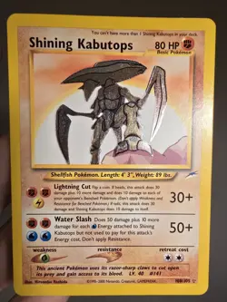 2002 Shining Kabutops 108/105 - Neo Destiny Pokemon TCG - Image 1