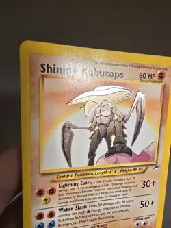 2002 Shining Kabutops 108/105 - Neo Destiny Pokemon TCG - Image 2