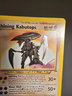 2002 Shining Kabutops 108/105 - Neo Destiny Pokemon TCG - Image 3