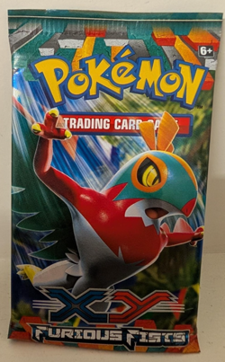 Pokemon XY Furious Fists Booster Pack Sealed Hawlucha Artwork - Image 1