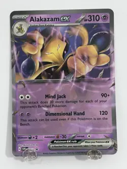 Pokemon , Error no-star foil layer, Black Star Promo Alakazam ex - Image 1