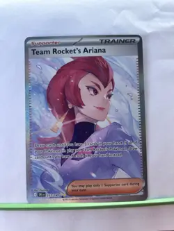 Pokemon TCG Team Rocket Supporter Trainer 2025 Ariana Giovanni Petrel 4 Cards - Image 1