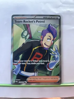 Pokemon TCG Team Rocket Supporter Trainer 2025 Ariana Giovanni Petrel 4 Cards - Image 5