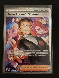 Pokemon TCG - Team Rocket's Giovanni - 238/182 SIR - Destined Rivals NM - Image 1