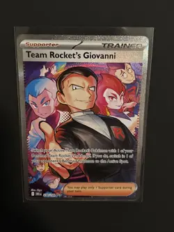 Pokemon TCG - Team Rocket's Giovanni - 238/182 SIR - Destined Rivals NM - Image 2