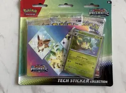 (2) Pokemon Prismatic Evolutions Tech Sticker Collection Sealed - Image 2