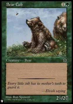 Bear Cub - Light Play MTG Mystery Booster - Image 1