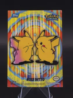 Pokemon - Topps 2000 TV Animation Series 2 Stick-Ons - #132 Ditto 5 of 10 - Image 1