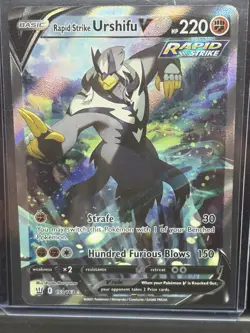 Pokemon Rapid Strike Urshifu V Full Art Ultra Rare Holo 153/163 Pack Fresh - Image 1