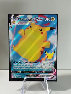 Carte POKEMON FR - Pikachu Surfeur VMax 009/025 Celebrations - Image 3