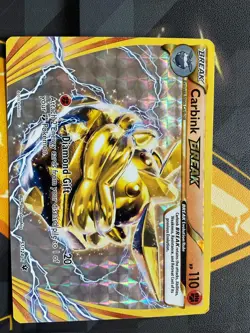 Carbink BREAK 51/124 Rare BREAK Fates Collide Pokemon Lightly Played - Image 1