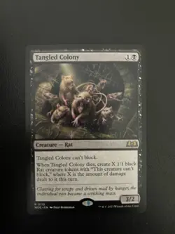 Tangled Colony Mtg Wilds of Eldraine Regular Rare 113 - Image 1