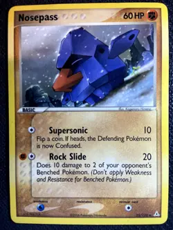 Nosepass 25/110 Holon Phantoms Pokemon English Non Holo 2006 - Image 1