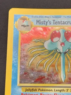 Pokemon TCG Misty's Tentacruel Gym Heroes Holo Card 10/132 Vintage WotC LP - Image 2