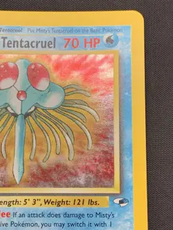 Pokemon TCG Misty's Tentacruel Gym Heroes Holo Card 10/132 Vintage WotC LP - Image 3