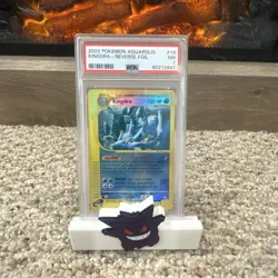 Pokemon TCG Kingdra Rare Reverse Holo Aquapolis 019/147 PSA 7 2003 English - Image 1