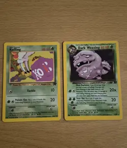 Pokemon TCG Team Rocket Bundle Dark Weezing Holo and Koffing - Image 1