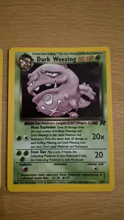 Pokemon TCG Team Rocket Bundle Dark Weezing Holo and Koffing - Image 2