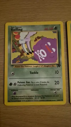 Pokemon TCG Team Rocket Bundle Dark Weezing Holo and Koffing - Image 3