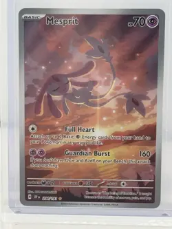 Mesprit 204/191 Sv08: Pokemon TCG Surging Sparks Full Art Illustration Rare - Image 1