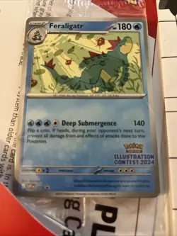 2024 Pokemon Illustration Contest Sealed Promo pack With Sealed Fun Pack - Image 2