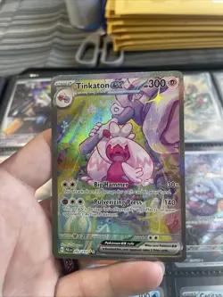 Pokemon Tinkaton ex 262/193 Special Illustration Rare Full Art Holo Sv02 Paldea - Image 1