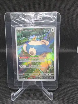 Snorlax - SVP 051 Illustration Rare - 151 Black Star Promo- SEALED- Pokemon TCG - Image 1