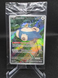 Snorlax - SVP 051 Illustration Rare - 151 Black Star Promo- SEALED- Pokemon TCG - Image 3