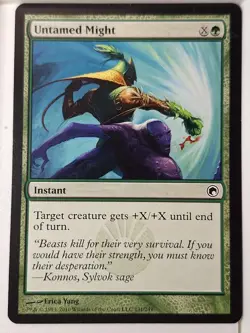 Untamed Might - Scars of Mirrodin - Magic the Gathering MTG Nice! - Image 1