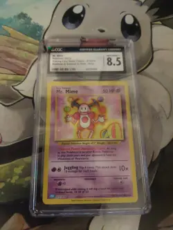 Mr. Mime Pokemon Card classic collection CGC 8.5 Graded Holo 013/034 - Image 1