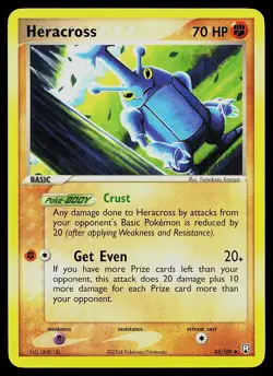 Pokemon Card - Heracross Team Rocket Returns 43/109 Uncommon - Image 1