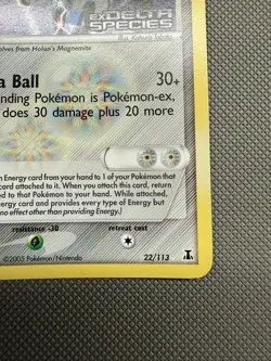 Holon's Magneton 22/113 Reverse Holo Rare | ex Delta species Pokemon Card - Image 4