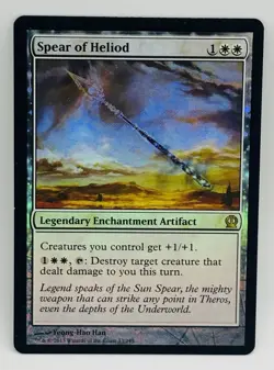 MTG Spear Of Heliod Theros Foil - Image 1