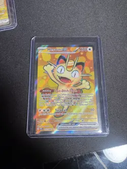 English Pokemon TCG Perfect Order Meowth Ex Full Art (107/088). - Image 1