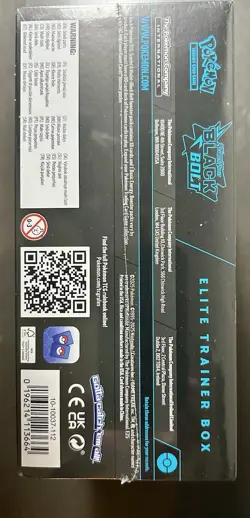 Pokemon Elite Trainer Box Scarlet & Violet Black Bolt Sealed Black Bolt 2025 - Image 2