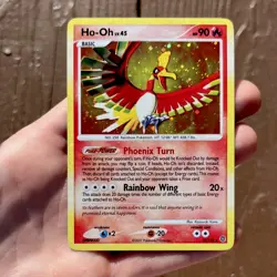Pokemon TCG Ho-Oh Reverse Holo Foil 10/132 Secret Wonders Basic English 2007 - Image 1